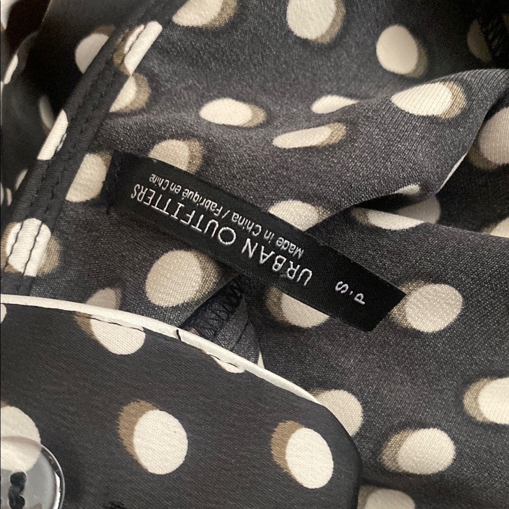Polka Dot Black and White Dress - Picture 2 of 6